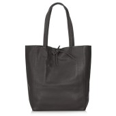 Geanta shopper din piele naturala DiAmanti Luisa Gri închis - deep taupe Geanta shopper din piele naturala DiAmanti Luisa Gri închis - deep taupe